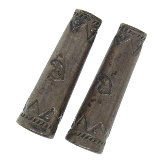 LARRY SMITH ラリースミス PIPE PARTS M パイプ パーツ ミディアム ビーズ 2個 シルバー系【中古】