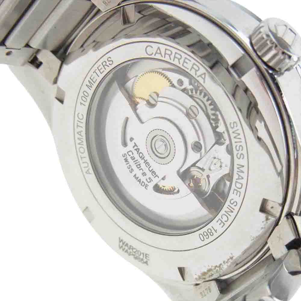 TAG HEUER タグホイヤー WAR201E.BA0723 カレラ キャリバー5 デイデイト 自動巻き 時計 シルバー系【中古】