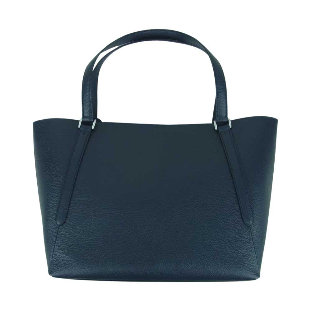 PELLE MORBIDA ペッレモルビダ PMO-ST008T Colore コローレ 撥水 IDケース付き レザー トート ビジネス バッグ ダークネイビー系【新古品】【未使用】【中古】