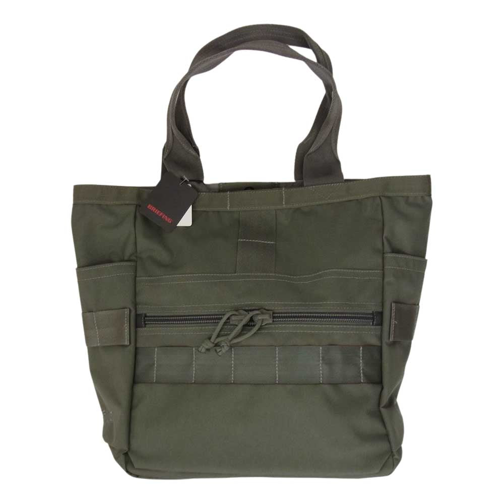 BRIEFING ブリーフィング BRA221T11-012-001 FREIGHTER BUCKET FOLIAGE バケット ビジネスバッグ トートバッグ カーキ系【新古品】【未使用】【中古】
