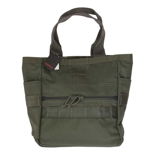 BRIEFING ブリーフィング BRA221T11-012-001 FREIGHTER BUCKET FOLIAGE バケット ビジネスバッグ トートバッグ カーキ系【新古品】【未使用】【中古】