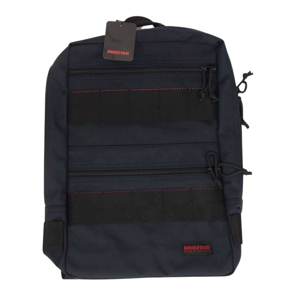 BRIEFING ブリーフィング BRA221P01 SQ PACK SL バックパック リュック ビジネスバッグ ネイビー系【新古品】【未使用】【中古】