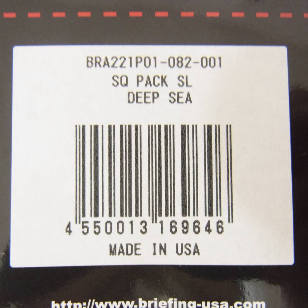 BRIEFING ブリーフィング BRA221P01 SQ PACK SL バックパック リュック ビジネスバッグ ネイビー系【新古品】【未使用】【中古】