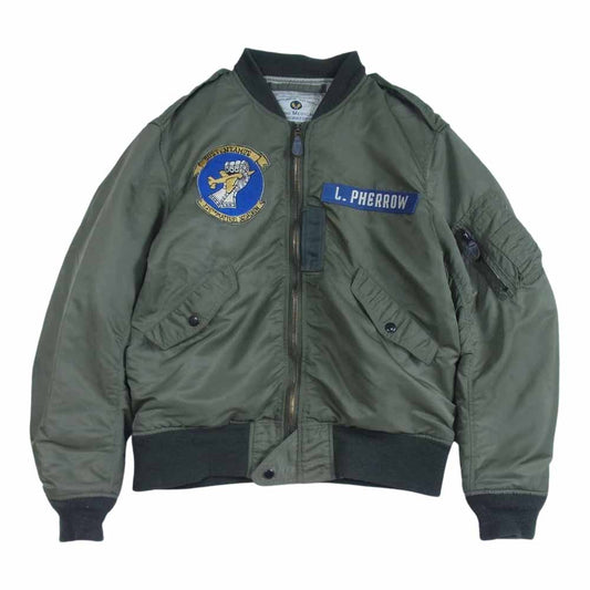 Pherrow's フェローズ 17AW 17W-L-2B.TS L.PHERROW L-2B フライト ジャケット テスト サンプル カーキ系 40【中古】