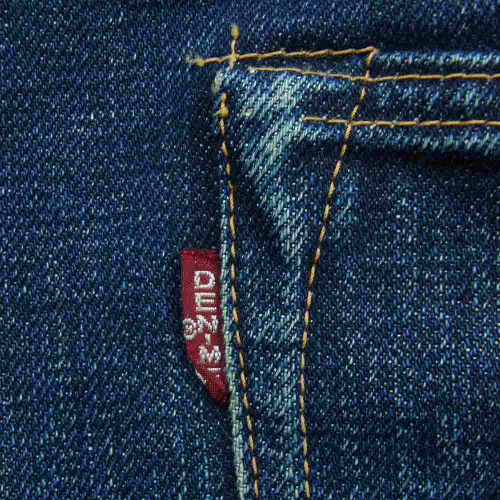 Denime ドゥニーム Lot 803 ボタンフライ 5ポケット デニム パンツ インディゴブルー系 W31 L36【中古】