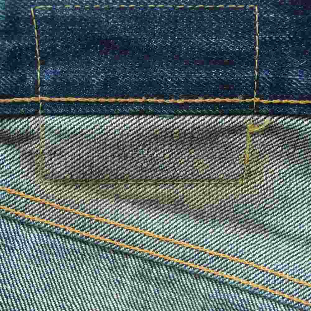 Denime ドゥニーム Lot 803 ボタンフライ 5ポケット デニム パンツ インディゴブルー系 W31 L36【中古】