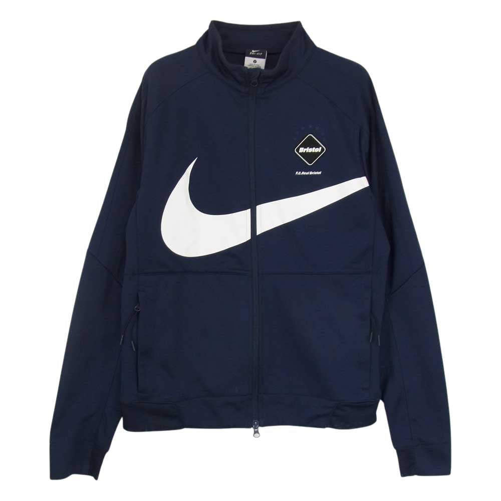 F.C.R.B. エフシーアールビー 789516-451 NIKE ナイキ DRI-FIT PDK JACKET PANTS ジャージ トラック ジャケット パンツ セットアップ ネイビー系 S【中古】