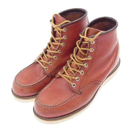 RED WING レッドウィング 8875 6inch CLASSIC MOC TOE モックトゥ ブーツ レッド系 UK7(26.0cm)【中古】