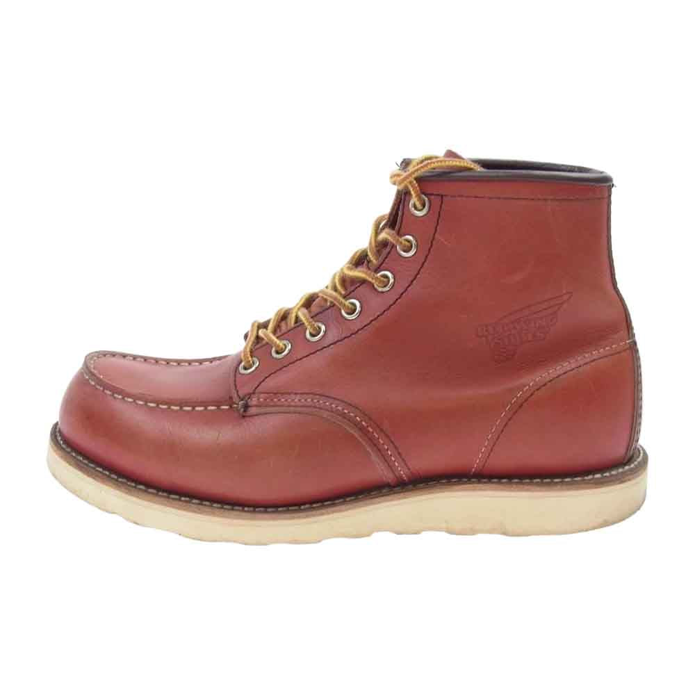 RED WING レッドウィング 8875 6inch CLASSIC MOC TOE モックトゥ ブーツ レッド系 UK7(26.0cm)【中古】
