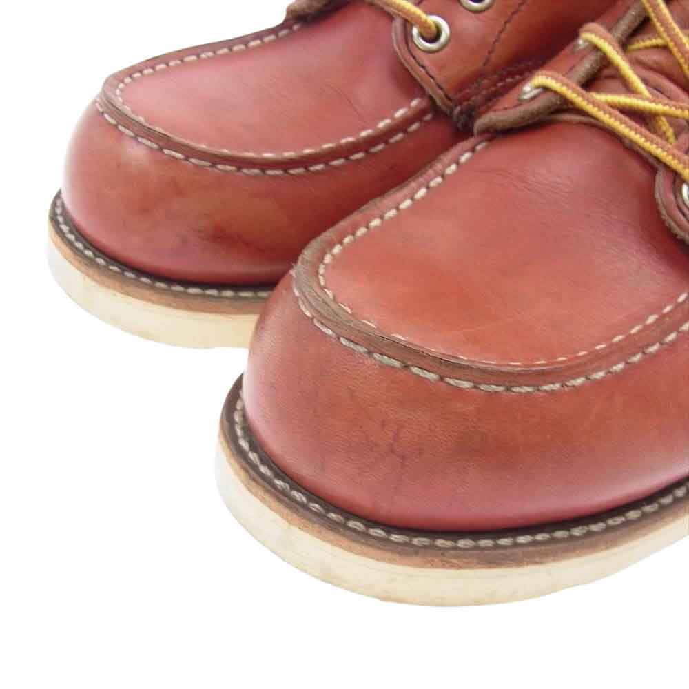 RED WING レッドウィング 8875 6inch CLASSIC MOC TOE モックトゥ ブーツ レッド系 UK7(26.0cm)【中古】