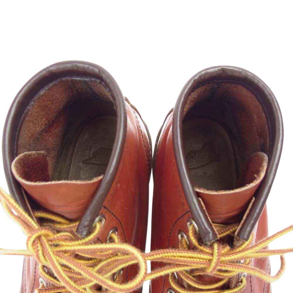 RED WING レッドウィング 8875 6inch CLASSIC MOC TOE モックトゥ ブーツ レッド系 UK7(26.0cm)【中古】