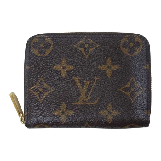 LOUIS VUITTON ルイ・ヴィトン M60067 ジッピー コインパース モノグラム ラウンドジップ コインケース 財布  ブラウン系【中古】