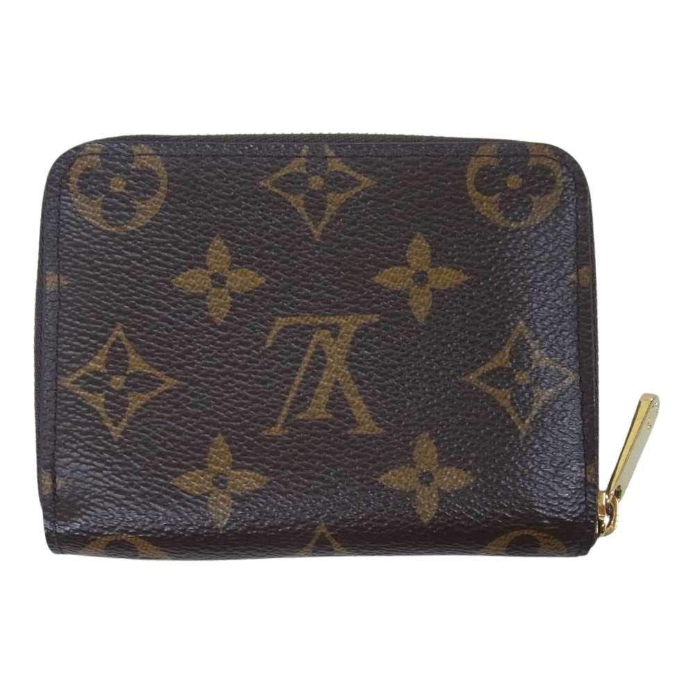 LOUIS VUITTON ルイ・ヴィトン M60067 ジッピー コインパース モノグラム ラウンドジップ コインケース 財布  ブラウン系【中古】