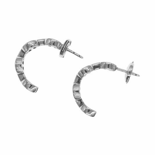 ホーセンブース Crescent Pierce クレセント フープ ピアス 両耳 シルバー系【中古】