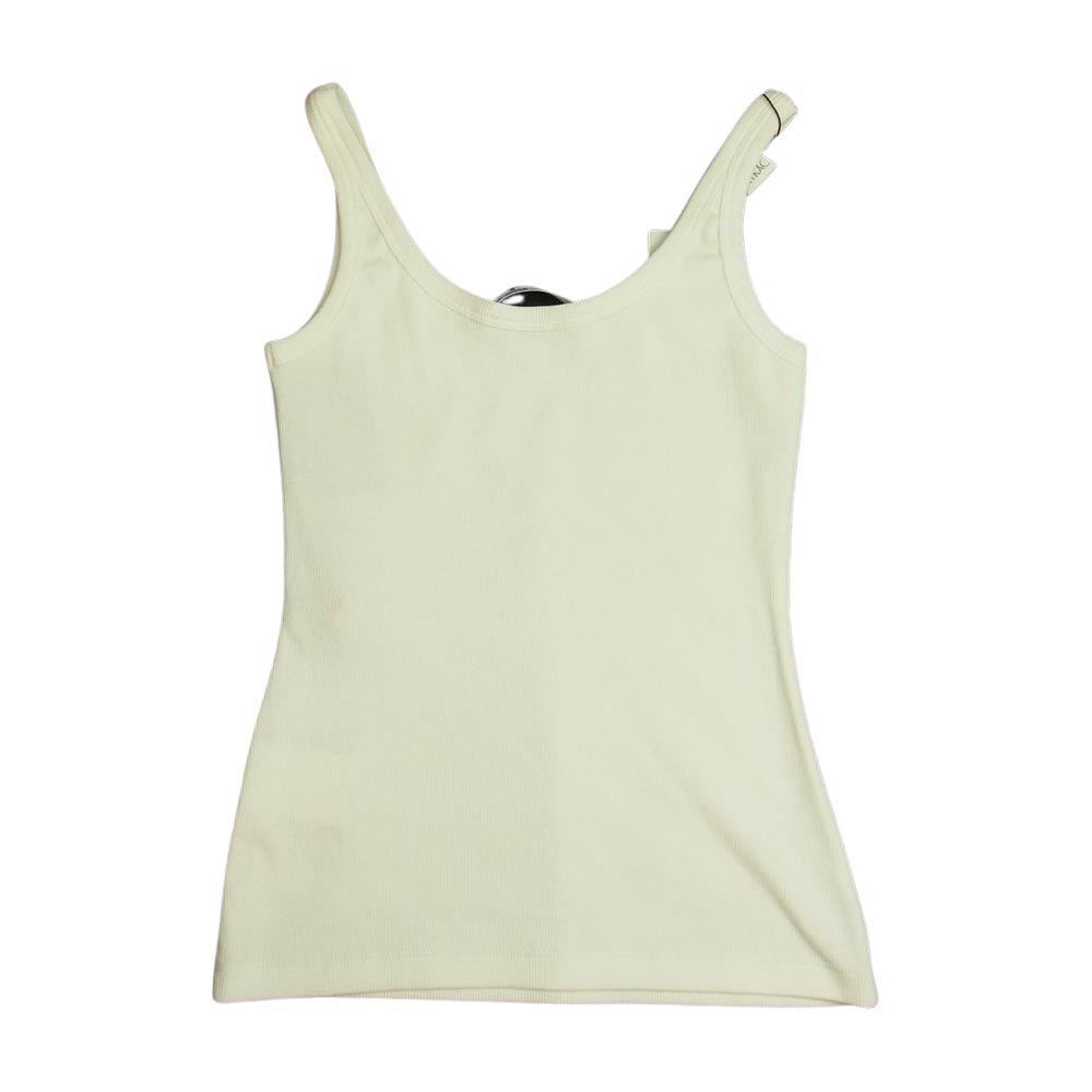 OFF-WHITE オフホワイト OWAD072F21JER001 Basic Ribbed Tank Top ロゴ ベーシック リブ タンクトップ ホワイト系 40【新古品】【未使用】【中古】