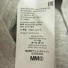 MAISON MARGIELA メゾンマルジェラ MM6 エムエムシックス 21SS S52GC0186 S23588 MM SIX ロゴプリント クルーネック 長袖 Tシャツ カットソー グレー系 XS【中古】