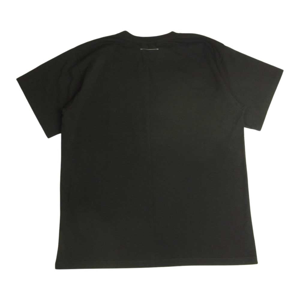 MAISON MARGIELA メゾンマルジェラ MM6 エムエムシックス 21AW S52GC0213 S23962 Sign language サインランゲージ ロゴプリント 半袖 Tシャツ ブラック系 S【新古品】【未使用】【中古】