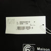 MAISON MARGIELA メゾンマルジェラ MM6 エムエムシックス 21AW S52GC0213 S23962 Sign language サインランゲージ ロゴプリント 半袖 Tシャツ ブラック系 S【新古品】【未使用】【中古】