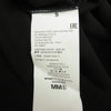 MAISON MARGIELA メゾンマルジェラ MM6 エムエムシックス 21AW S52GC0213 S23962 Sign language サインランゲージ ロゴプリント 半袖 Tシャツ ブラック系 S【新古品】【未使用】【中古】