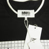 MAISON MARGIELA メゾンマルジェラ MM6 エムエムシックス 22SS S52GC0226 S24311 手書きロゴ レイヤード ラウンドネック 半袖 Tシャツ カットソー ブラック系 M【新古品】【未使用】【中古】