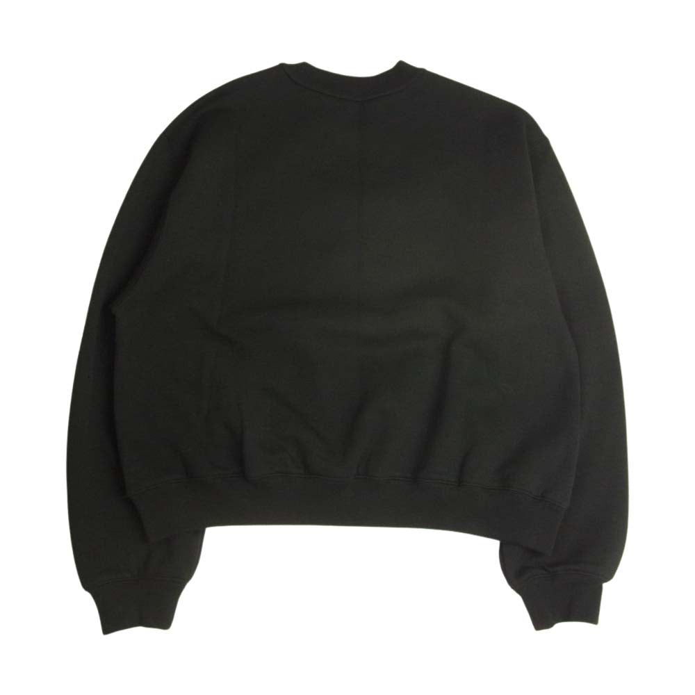 Alexander Wang - Alexander Wang アレキサンダーワン 4CC3211285 Crewneck Sweatshirt ロゴプリント クルーネック スウェット トレーナー ブラック系 S【美品】【中古】 Alexander Wang アレキサンダーワン 4CC3211285 Crewneck