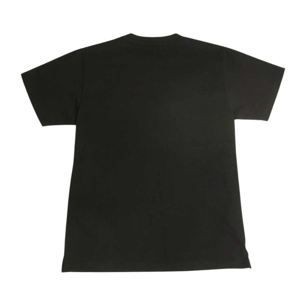 Sacai サカイ × A.P.C. アーペーセー 21SS 21E2-COEQW-M26978 SIDE ZIP LOGO TEE ロゴプリント サイドジップ 半袖 Tシャツ ブラック系 S【美品】【中古】