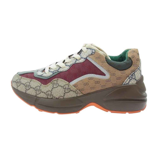 GUCCI グッチ 620185 ライトン GG スニーカー 37.5【中古】