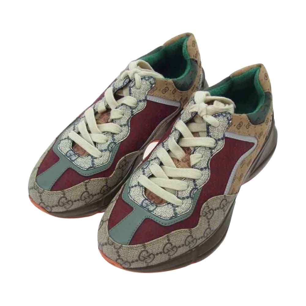 GUCCI グッチ 620185 ライトン GG スニーカー 37.5【中古】