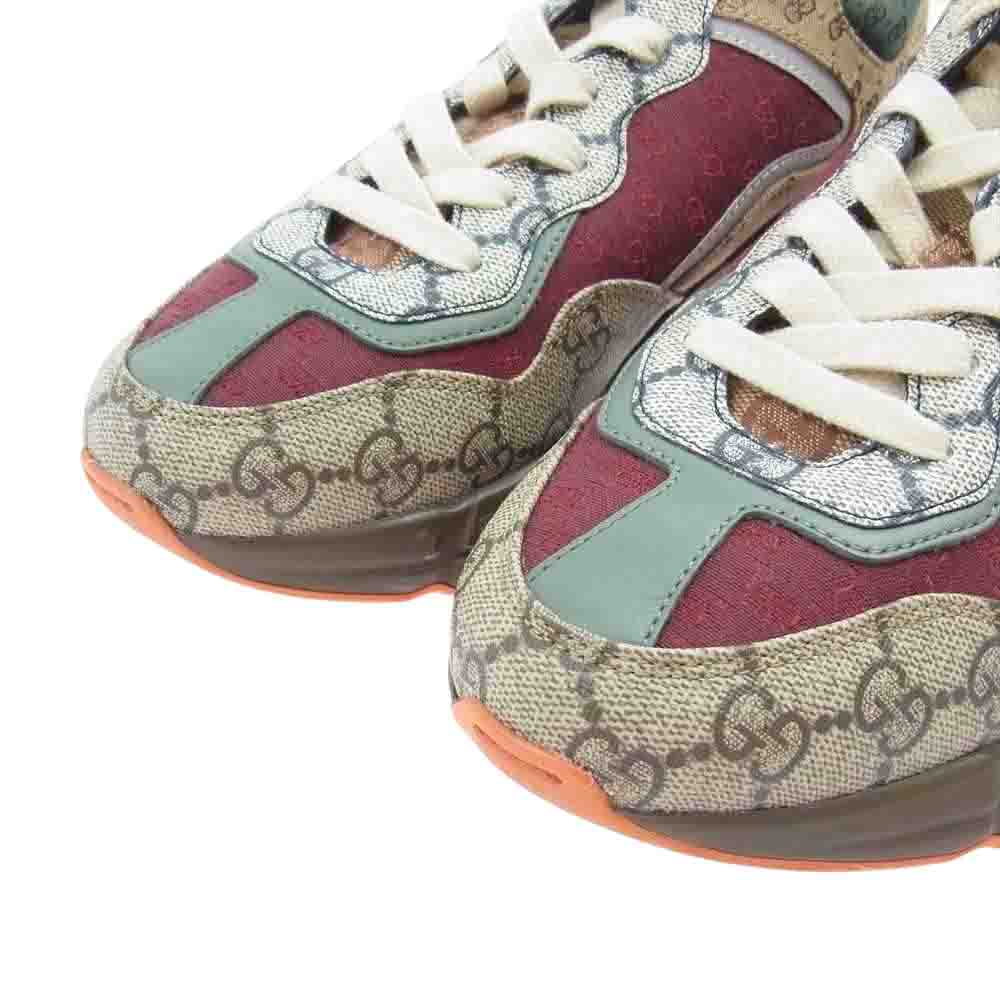 GUCCI グッチ 620185 ライトン GG スニーカー 37.5【中古】