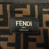 FENDI フェンディ 21SS FY0945 A6ZT 国内正規品 FF ズッカ柄 裏起毛 ロゴプリント プルオーバ― パーカー フーディ ブラウン系 S【中古】