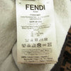 FENDI フェンディ 21SS FY0945 A6ZT 国内正規品 FF ズッカ柄 裏起毛 ロゴプリント プルオーバ― パーカー フーディ ブラウン系 S【中古】