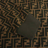FENDI フェンディ 21SS FY0945 A6ZT 国内正規品 FF ズッカ柄 裏起毛 ロゴプリント プルオーバ― パーカー フーディ ブラウン系 S【中古】