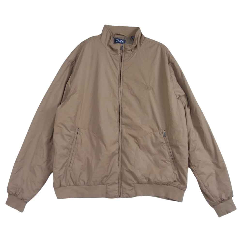 RALPH LAUREN ラルフローレン 90s CHAPS チャップス フルジップ ベージュ系 XXL【中古】