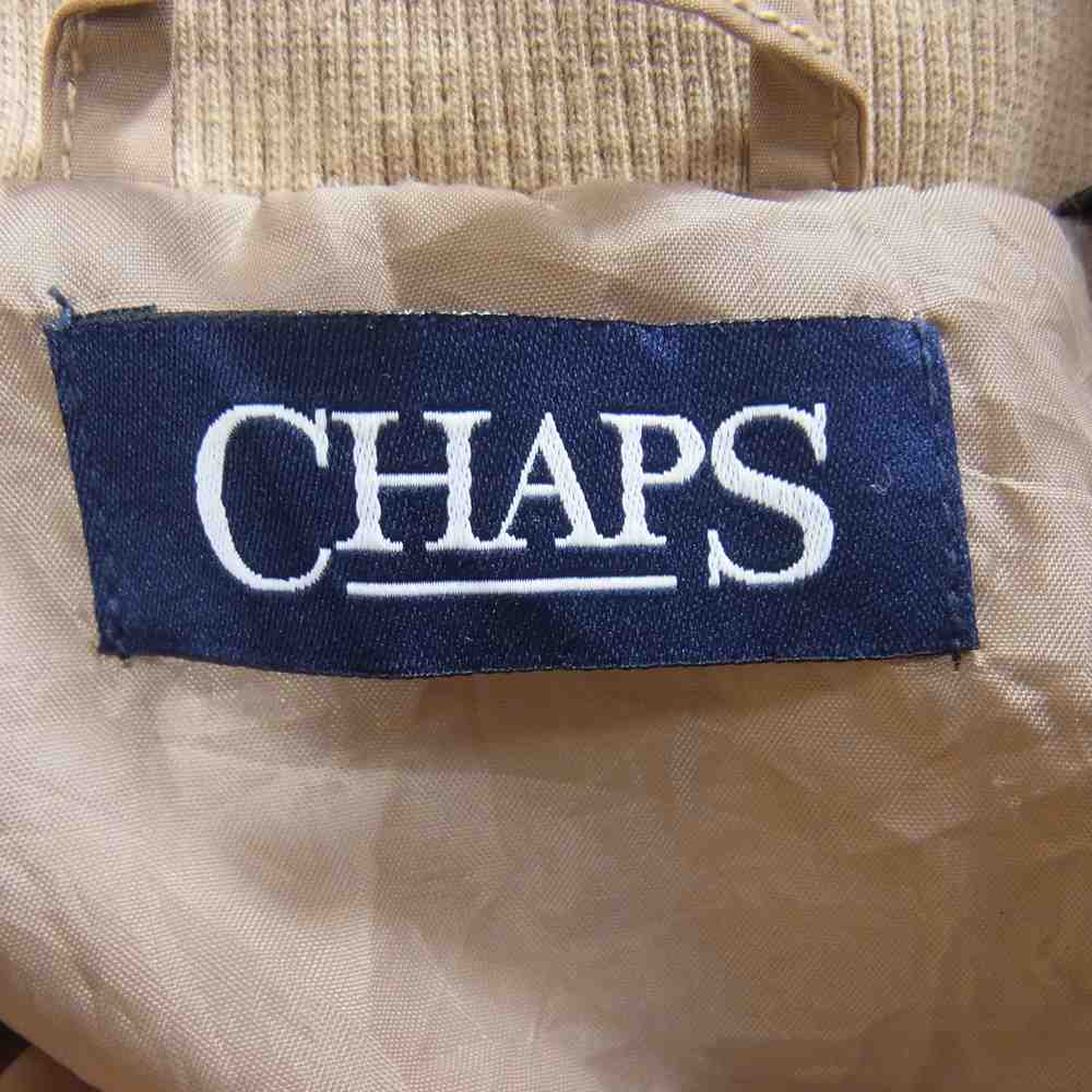 RALPH LAUREN ラルフローレン 90s CHAPS チャップス フルジップ ベージュ系 XXL【中古】