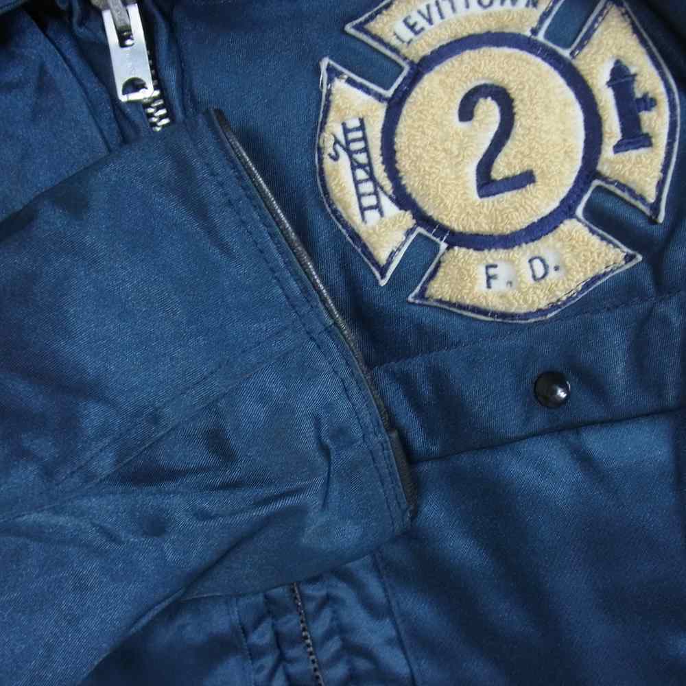 Golden Fleece USA製 白タグ ヴィンテージ TALON ジップ タイタンクロス ジャケット ネイビー系 40【中古】