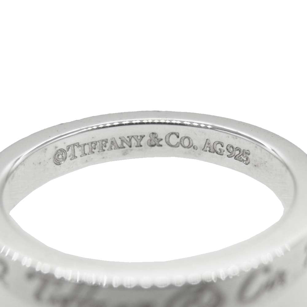 TIFFANY&Co. ティファニー New York ニューヨーク ノーツナロー バンド リング シルバー系 号数13~13.5【中古】