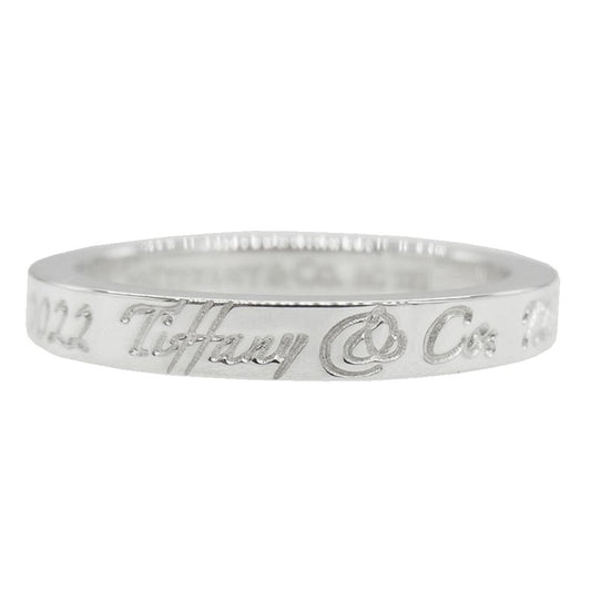 TIFFANY&Co. ティファニー New York ニューヨーク ノーツナロー バンド リング シルバー系【中古】