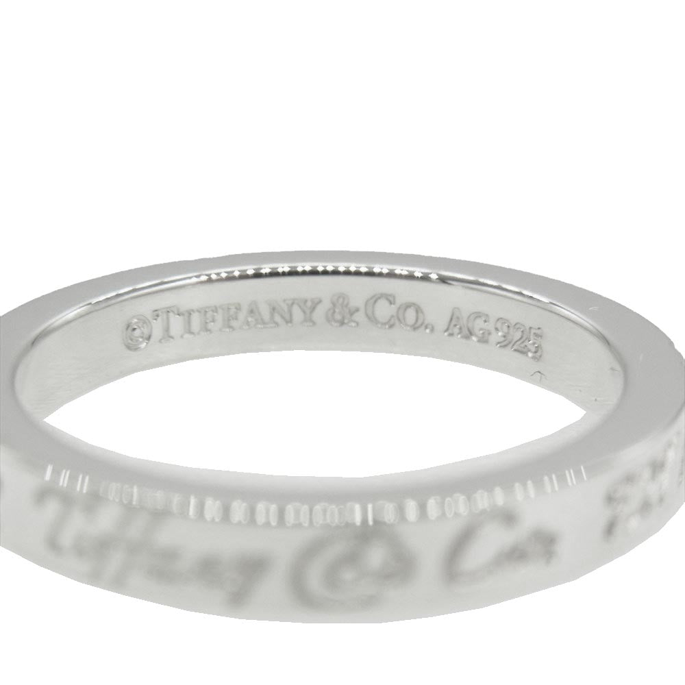 TIFFANY&Co. ティファニー New York ニューヨーク ノーツナロー バンド リング シルバー系【中古】