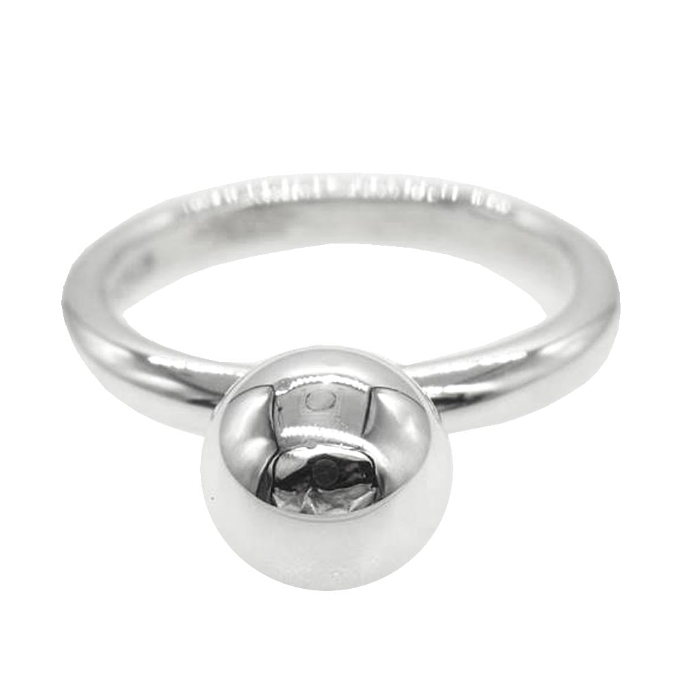 TIFFANY&Co. ティファニー ハードウェア ボール リング シルバー系 号数7~7.5【中古】