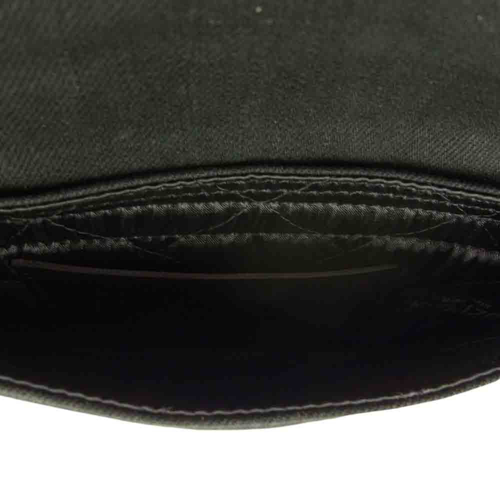 PORTER CLASSIC ポータークラシック KICHIZO キチゾウ コットン レザー ポーチ クラッチ バッグ  ブラック系【中古】