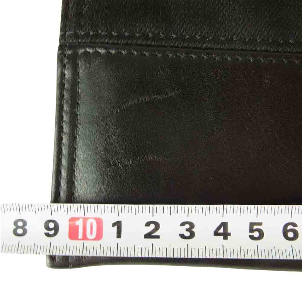PORTER CLASSIC ポータークラシック KICHIZO キチゾウ コットン レザー ポーチ クラッチ バッグ  ブラック系【中古】