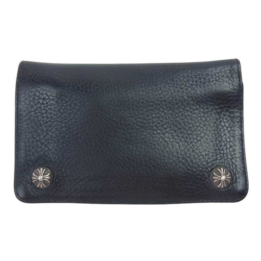 CHROME HEARTS クロムハーツ（原本有） 1 ZIP BLK 1 ジップ ウォレット ブラック系【中古】