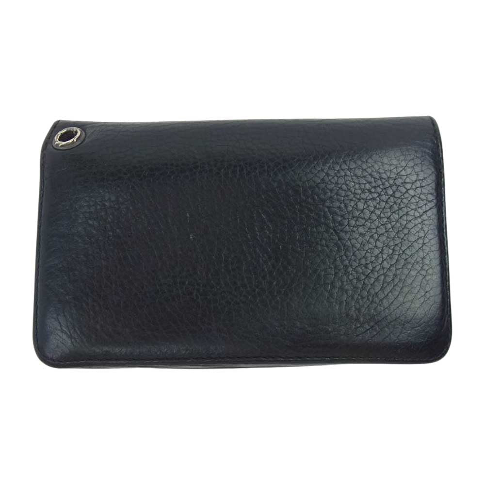 CHROME HEARTS クロムハーツ（原本有） 1 ZIP BLK 1 ジップ ウォレット ブラック系【中古】