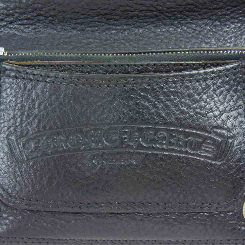 CHROME HEARTS クロムハーツ（原本有） 1 ZIP BLK 1 ジップ ウォレット ブラック系【中古】