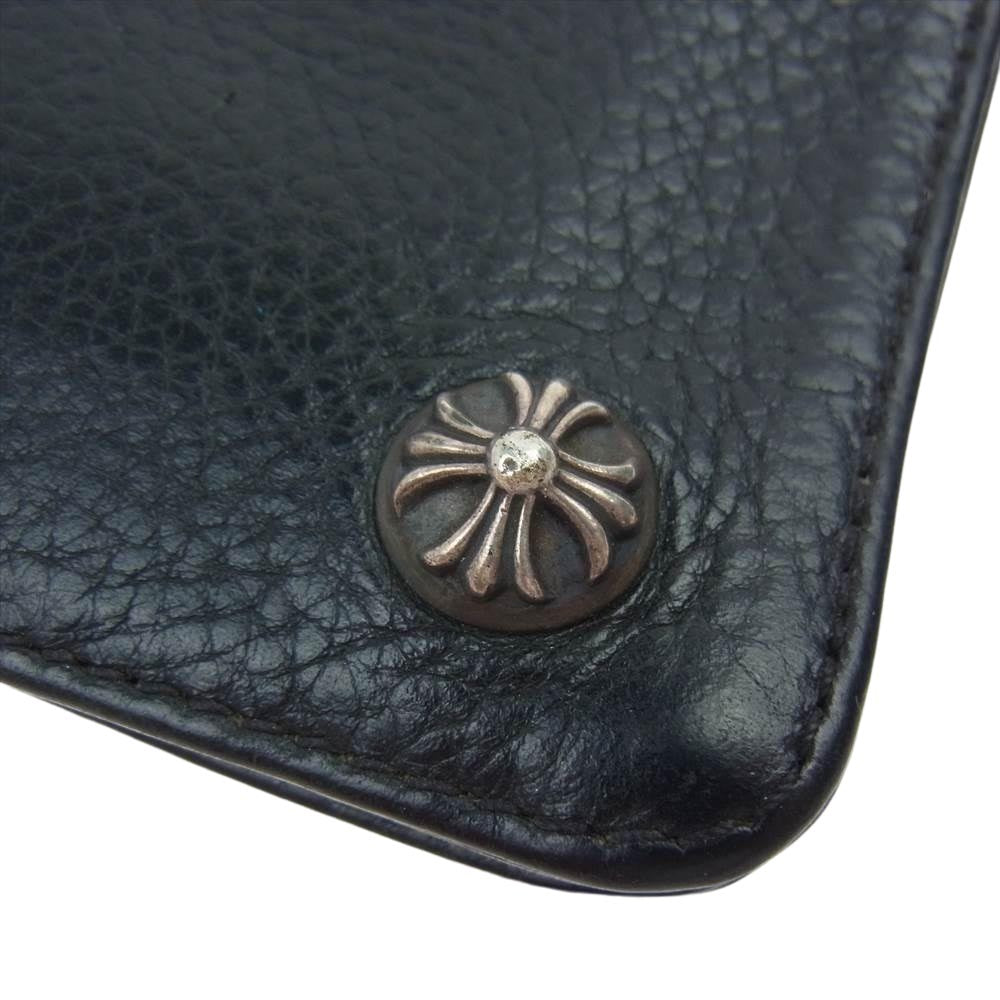 CHROME HEARTS クロムハーツ（原本有） 1 ZIP BLK 1 ジップ ウォレット ブラック系【中古】