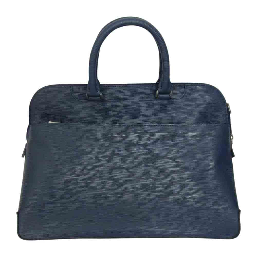 aniary アニアリ 16-01000 ブリーフケース ウェーブレザー Wave Leather 牛革 ダークネイビー系【美品】【中古】