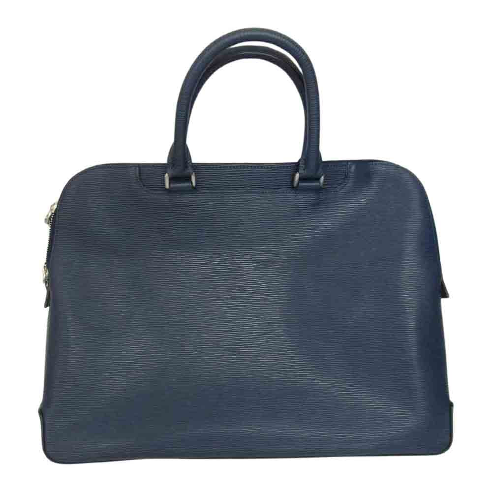 aniary アニアリ 16-01000 ブリーフケース ウェーブレザー Wave Leather 牛革 ダークネイビー系【美品】【中古】