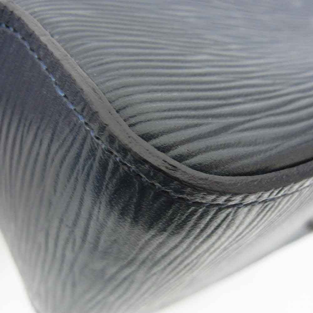 aniary アニアリ 16-01000 ブリーフケース ウェーブレザー Wave Leather 牛革 ダークネイビー系【美品】【中古】