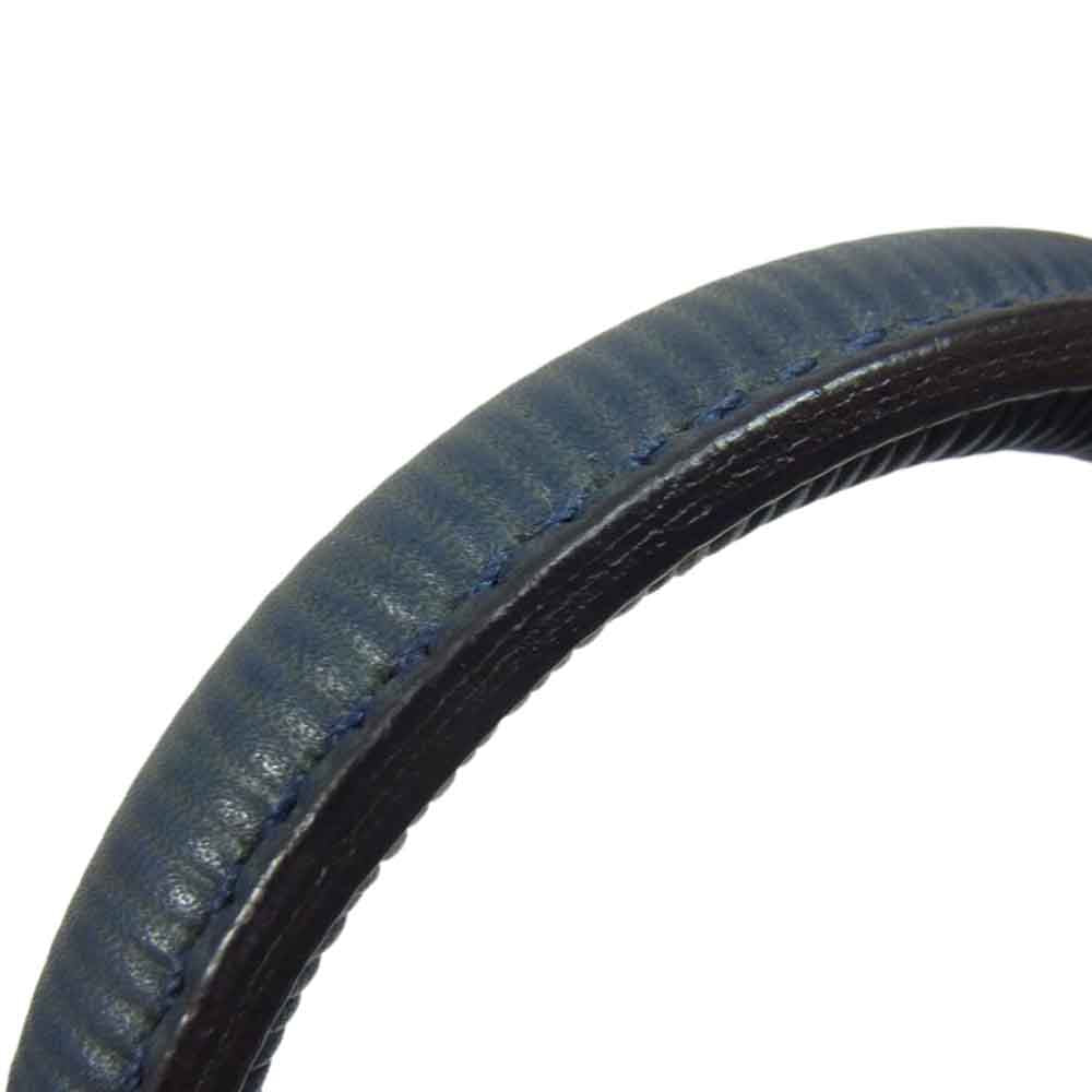 aniary アニアリ 16-01000 ブリーフケース ウェーブレザー Wave Leather 牛革 ダークネイビー系【美品】【中古】