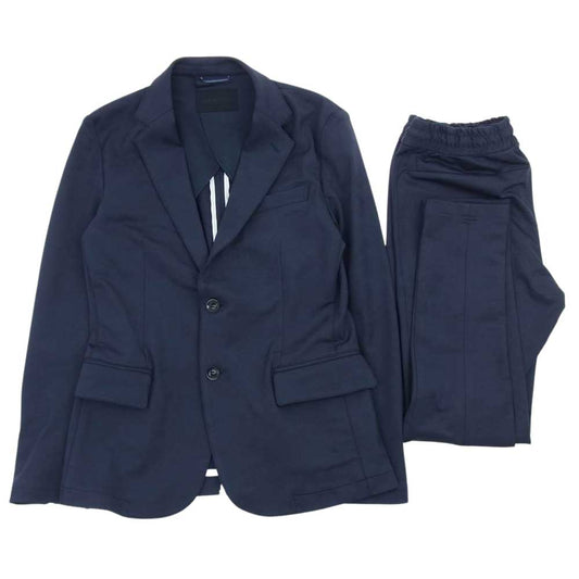 junhashimoto ジュンハシモト 1030000006 1071910004 エンボスカモ ジャージ― セットアップ JERSEY JACKET / SLIM JERSEY PANTS EMBOSS CAMO  ネイビー系【中古】